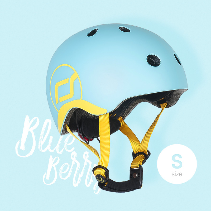 스쿳앤라이드 유아 어린이 킥보드 자전거 헬멧 (블루베리 S)